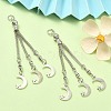 Tibetan Style Alloy Feather Tassel Big Pendants LS-FIND-YW0003-92C-2