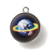 Galaxy Theme Luminous Glass Ball Pendants GLAA-D021-01P-10-1