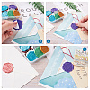 20Pcs 10 Colors Adhesive Wax Seal Stickers DIY-TA0003-49-6