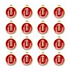 Golden Plated Alloy Enamel Charms LS-ENAM-S118-03I-2