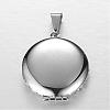 Tarnish Resistant 304 Stainless Steel Diffuser Locket Pendants STAS-P059-06-2