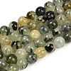 Natural Prehnite Beads Strands G-G457-10mm-03-2