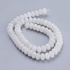 Natural White Jade Beads Strands G-P354-18-8x5mm-2