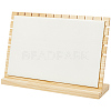 Bamboo Slant Back Necklace Organizer Display Stands NDIS-WH20004-01A-6