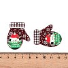 Christmas Theme Printing Acrylic Pendants BACR-N002-01D-3