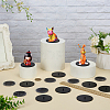 Plastic with Silicone Doll Base Display Rack AJEW-WH0609-251B-4