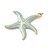 304 Stainless Steel Enamel Pendants X-STAS-B093-33G-02-2