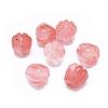Autumn Theme Cherry Quartz Glass Beads G-F637-02F-1