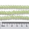 Baking Paint Imitation Jade Glass Bead Strands LS-DGLA-A034-J8MM-A21-5