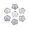 Plastic Bead Caps KY-Q005-04A-13-2