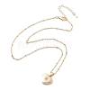 Clear Cubic Zirconia Locket Necklaces NJEW-A036-01A-2