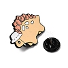 Stegosaurus Dinosaur with Hat Enamel Pins JEWB-D310-08EB-04-3
