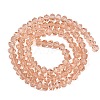 Transparent Glass Beads Strands GLAA-G125-01A-03-2