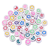 100Pcs Handmade Polymer Clay Beads CLAY-CJ0001-54-1
