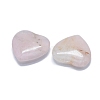 Natural Amethyst/Rose Quartz Heart Love Stone G-F678-30-3