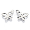 Non-Tarnish 201 Stainless Steel Charms STAS-R116-101-2