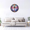 Dragonfly DIY Diamond Painting Sticker Kits PW-WG88104-01-3