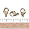 Zinc Alloy Lobster Claw Clasps E105-NFAB-4