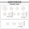 12Pcs 12 Style Computerized Embroidery Lace Self Adhesive/Sew on Patches DIY-FG0004-01-2