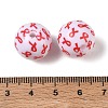 Printed Opaque Acrylic Beads AC-CBA6329-01-4