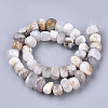 Natural White Agate Beads Strands X-G-S364-032-2