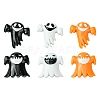 6Pcs 6 Styles Halloween Opaque Resin Decoden Cabochons CRES-FS0001-67-1