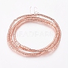 Electroplated Non-magnetic Synthetic Hematite Beads Strands G-G826-09RG-2mm-2