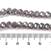 Baking Electroplate Glass Beads Strands DGLA-A039-J10mm-B06-4