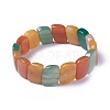 Natural Aventurine Beads Stretch Bracelets BJEW-L495-23-2