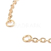Brass Cable Chain Bracelet Makings X-AJEW-JB00931-2