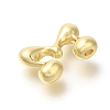 Rack Plating Brass Beads KK-S051-01G-E-2