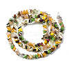 Electroplate Glass Beads Strands X-EGLA-N002-06D-2