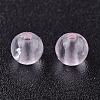 Natural  Rose Quartz Beads Strands G-L104-4mm-01-7