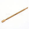 Double Head Stainless Steel Cuticle Pusher and Cutter MRMJ-WH0063-49-1