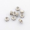 Brass Rhinestone Spacer Beads X-RB-A014-Z6mm-01P-NF-1