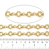 Twist Ring Brass Link Chains CHC-Q020-02G-3