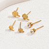 Elegant 18K Gold Plated 3 Pairs of Stud Earrings Set HX4641-1