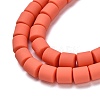 Handmade Polymer Clay Bead Strands X-CLAY-ZX006-01-37-2