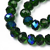 Electroplate Glass Beads Strands EGLA-A034-T3mm-L27-2