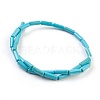Synthetic Turquoise Beads Strands TURQ-G120-4x13mm-15-2