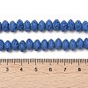 Synthetic Lava Rock Beads Strands G-B087-02A-09-4