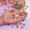 300Pcs 15 Style Flower Shape Rhinestone Buttons RB-YS0001-02-6
