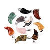 Natural & Synthetic Mixed Stone Pendants G-N344-14P-1