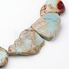 Natural Aqua Terra Jasper Beads Strands G-D857-02-3