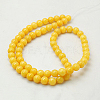 Natural Mashan Jade Round Beads Strands G-D263-12mm-XS07-2