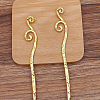 Alloy Vine Hair Sticks OHAR-PW0006-14A-1
