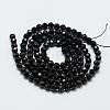 Natural Black Spinel Beads Strands X-G-E366-07-4mm-3