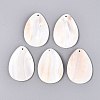 Natural Freshwater Shell Pendants SHEL-Q028-13-1