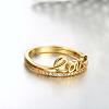 Word Love Real 18K Gold Plated Brass Cubic Zirconia Rings for Women RJEW-BB05427-7G-2