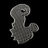 Sea Horse ABC Plastic Pegboards used for 5x5mm DIY Fuse Beads DIY-Q009-31-2